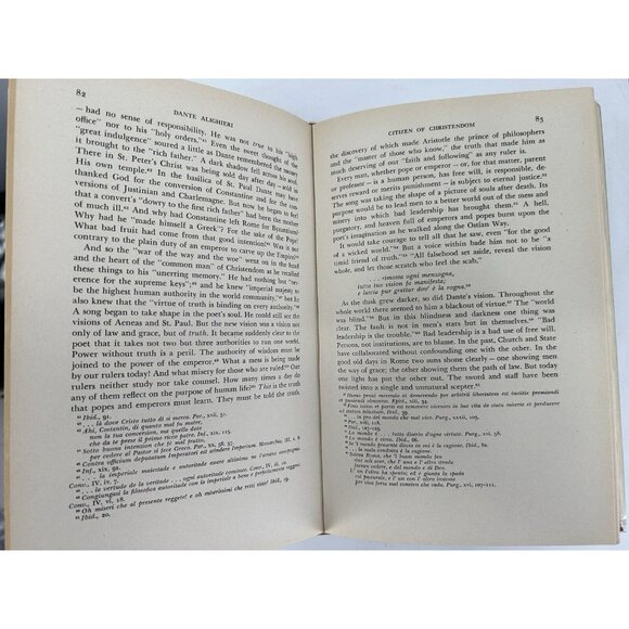 RARE 1946 Dante Alighieri “Citizen of Christendom by Gerald Walsh 1st ed.185 Pgs - Picture 12 of 12